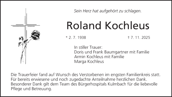 Anzeige von Roland Kochleus von MGO