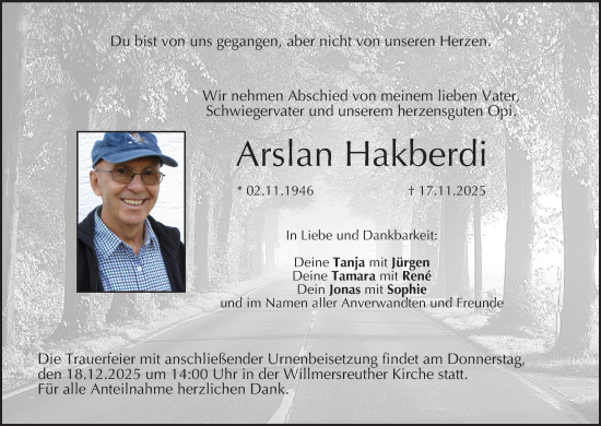 Anzeige von Arslan Hakberdi von MGO