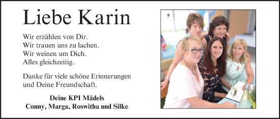 Anzeige von Karin Kuhfus von MGO