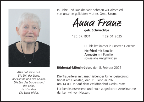 Anzeige von Anna Franz von MGO