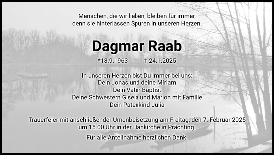 Anzeige von Dagmar Raab von MGO
