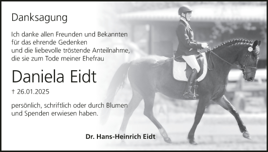 Anzeige von Daniela Eidt von MGO