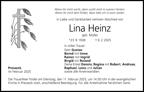 Anzeige von Lina Heinz von MGO