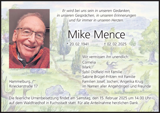 Anzeige von Mike Mence von MGO
