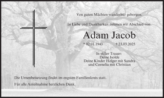 Anzeige von Adam Jacob von MGO