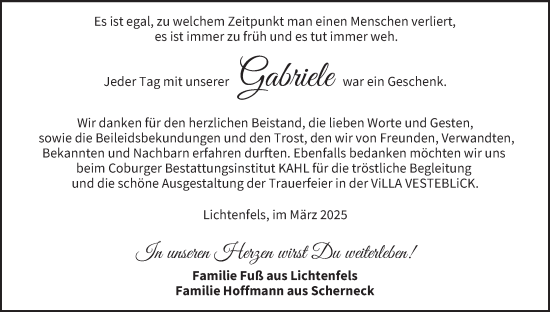 Anzeige von Gabriele  von MGO