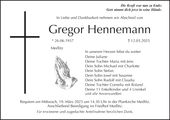 Anzeige von Gregor Hennemann von MGO