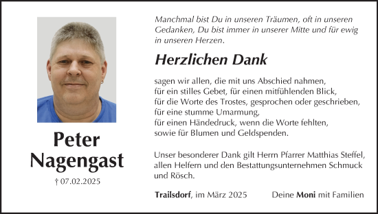 Anzeige von Peter Nagengast von MGO