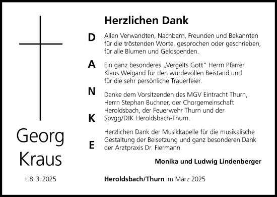 Anzeige von Georg Kraus von MGO