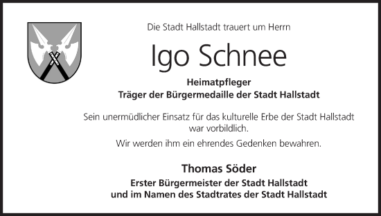 Anzeige von Igo Schnee von MGO