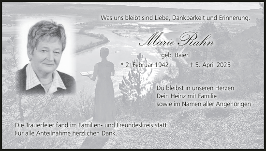 Anzeige von Marie Rahn von MGO
