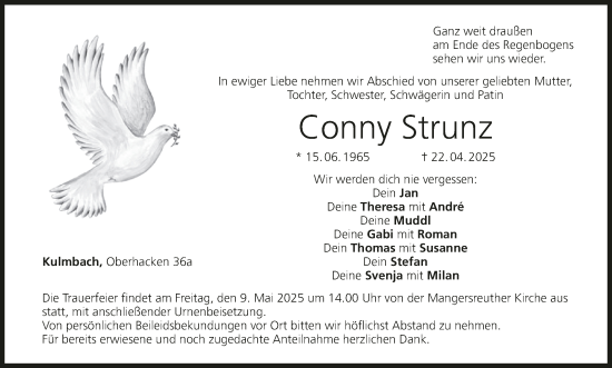 Anzeige von Conny Strunz von MGO