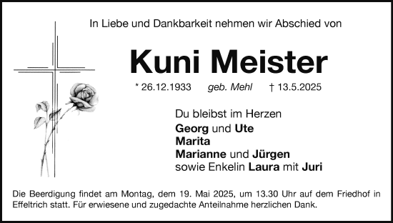 Anzeige von Kuni Meister von MGO