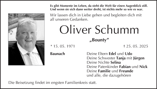 Anzeige von Oliver 