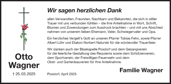 Anzeige von Otto Wagner von MGO