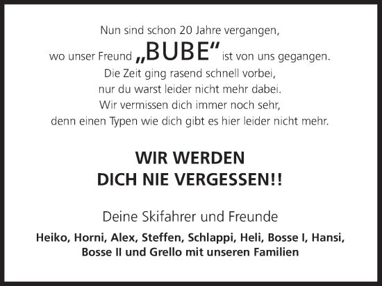 Anzeige von Bube  von MGO