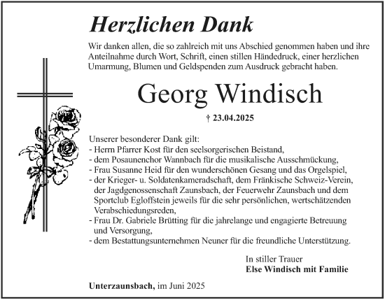 Anzeige von Georg Windisch von MGO