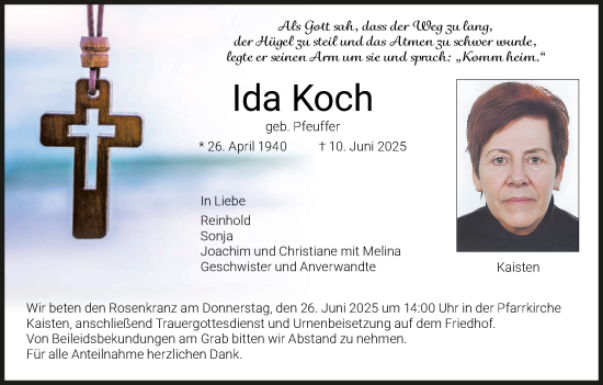 Anzeige von Ida Koch von MGO