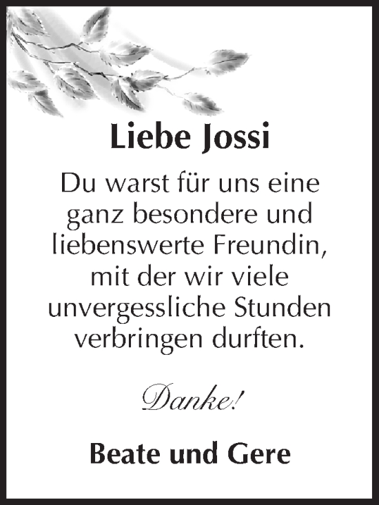 Anzeige von Jossi  von MGO