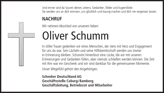 Anzeige von Oliver 