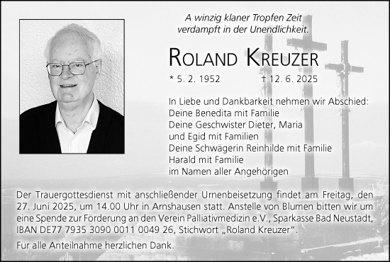 Anzeige von Roland Kreuzer von MGO