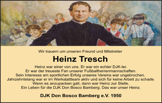 Anzeige von Heinz Tresch von MGO