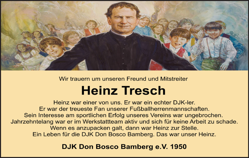  Traueranzeige für Heinz Tresch vom 12.07.2025 aus MGO