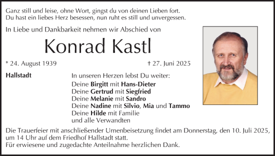 Anzeige von Konrad Kastl von MGO