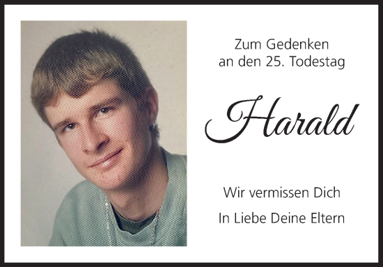 Anzeige von Harald  von MGO