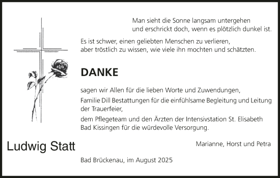 Anzeige von Ludwig Statt von MGO