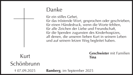 Anzeige von Kurt Schönbrunn von MGO