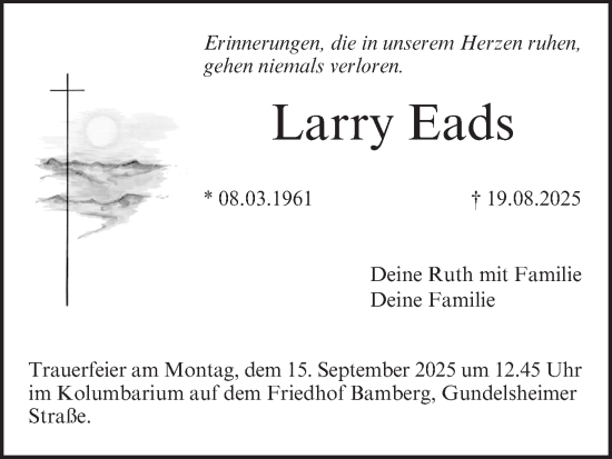 Anzeige von Larry Eads von MGO