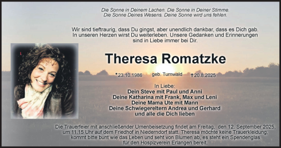 Anzeige von Theresa Romatzke von MGO