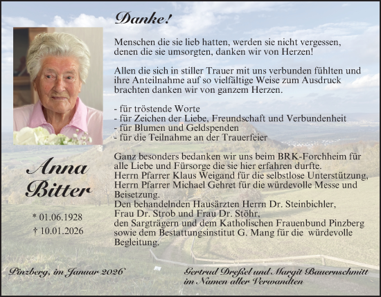 Anzeige von Anna Bitter von MGO