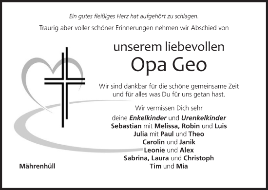 Anzeige von Geo  von MGO