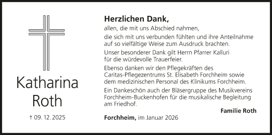 Anzeige von Katharina Roth von MGO