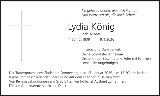 Anzeige von Lydia König von MGO