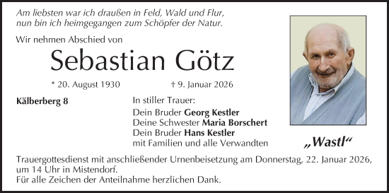Anzeige von Sebastian Götz von MGO