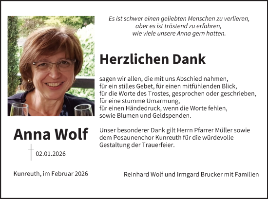 Anzeige von Anna Wolf von MGO