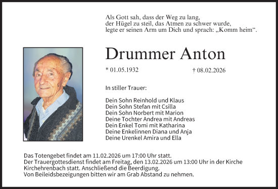 Anzeige von Anton Drummer von MGO