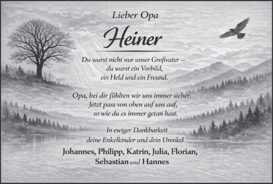 Anzeige von Heinrich Igel von MGO