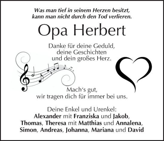 Anzeige von Herbert  von MGO