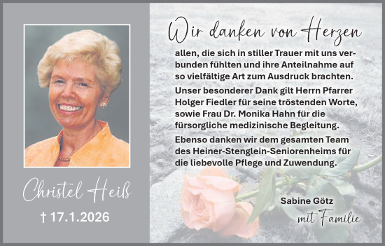 Anzeige von Sabine Götz von MGO