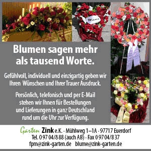 Logo Garten Zink, Fränkischer Pflanzenmarkt